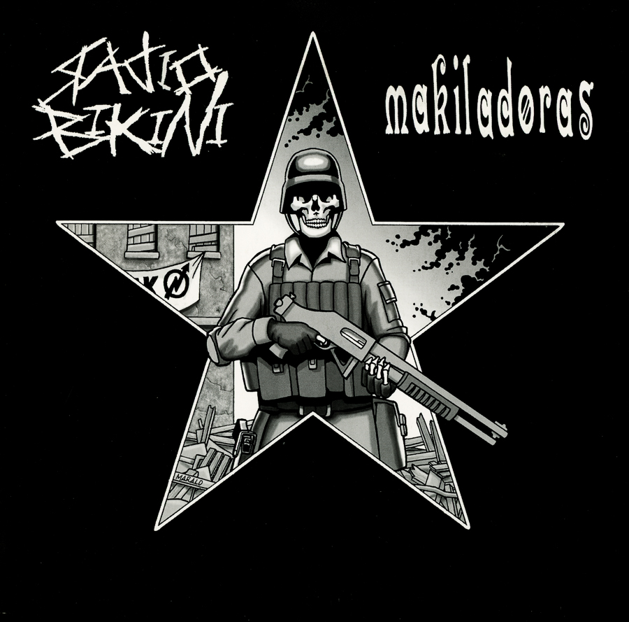 Radio Bikini / Makiladoras 7'' EP 2004 - bacteria.nl